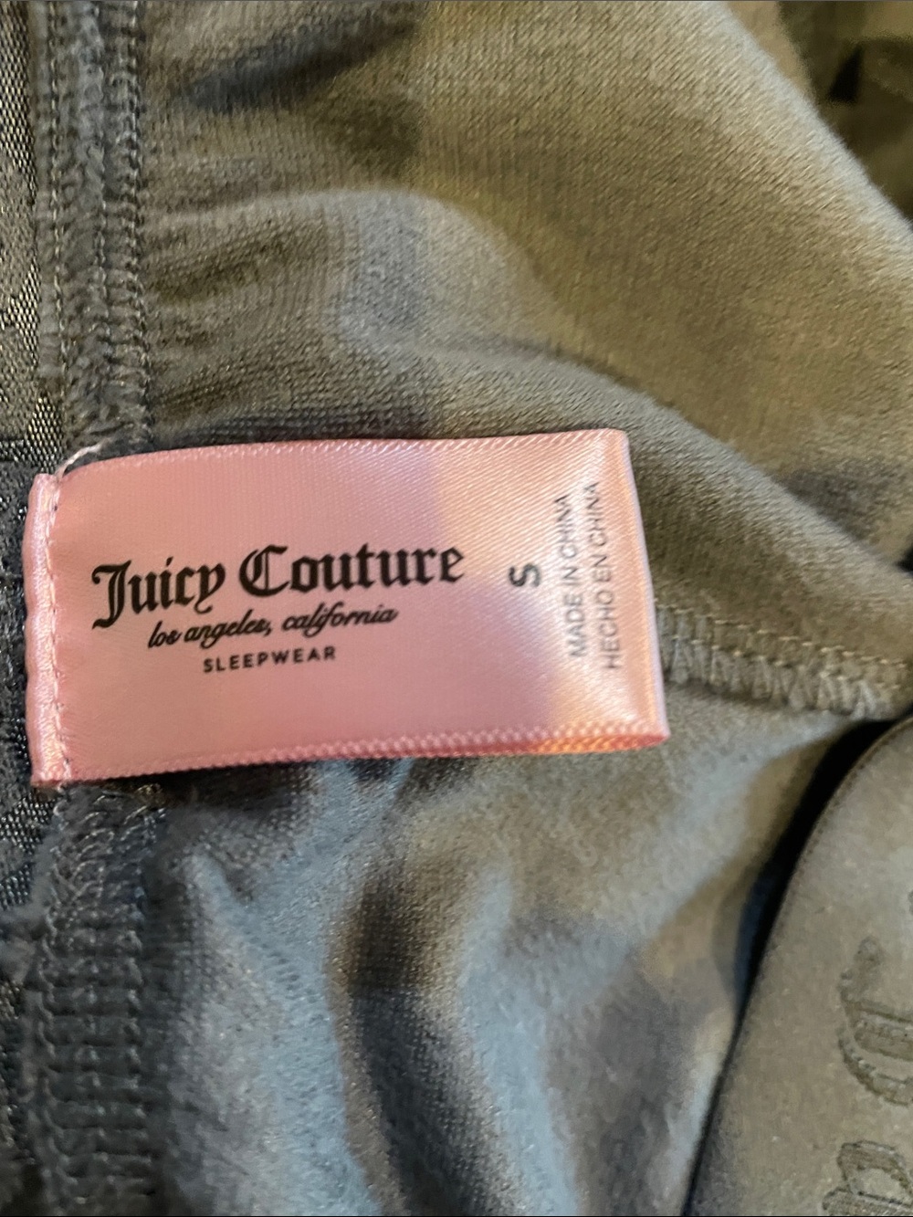 Juicy Couture Gray velvet Track Suit - Picture 4 of 5